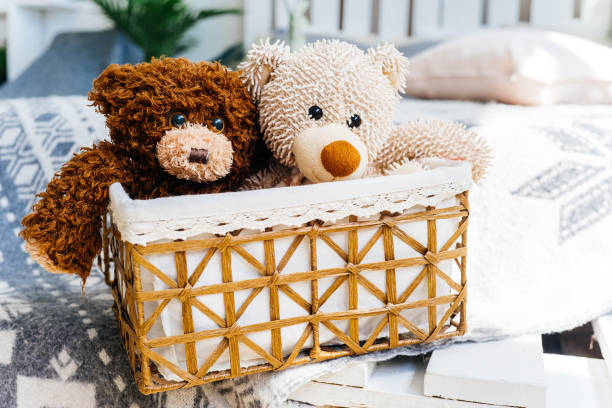 istock Baby toys on a table 1006130236