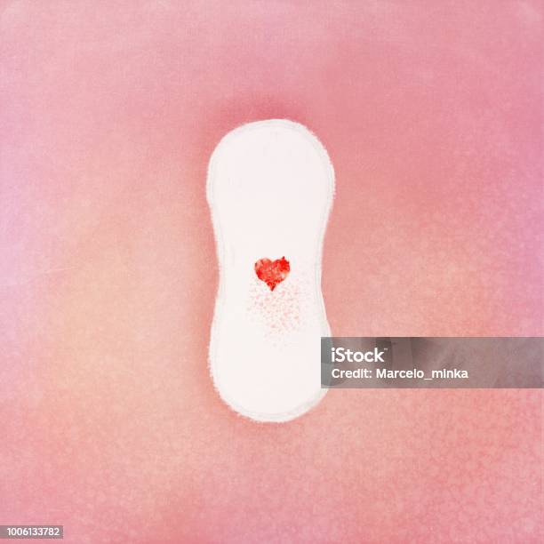 Pads Stock Photo - Download Image Now - Menstruation, Menses, Sanitary Pad