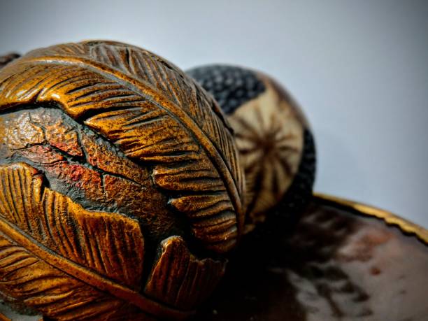 istock Wooden decoration balls 1006133918