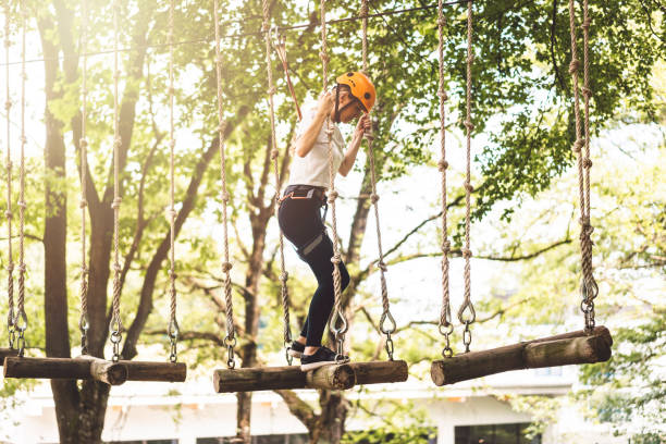 1,800+ Obstacle Course In A Rope Park Stock Photos, Pictures & Royalty-Free  Images - iStock