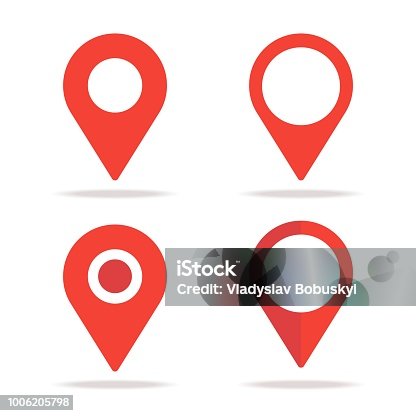 istock New flat design Location map icons, gps pointer mark 1006205798