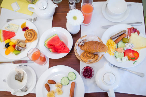 istock Tasty traditional appetizing yummy breakfast at the restairant 1006222398