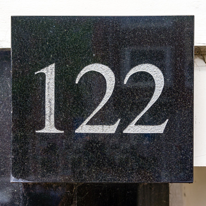 House number one hundred and twenty two (122)