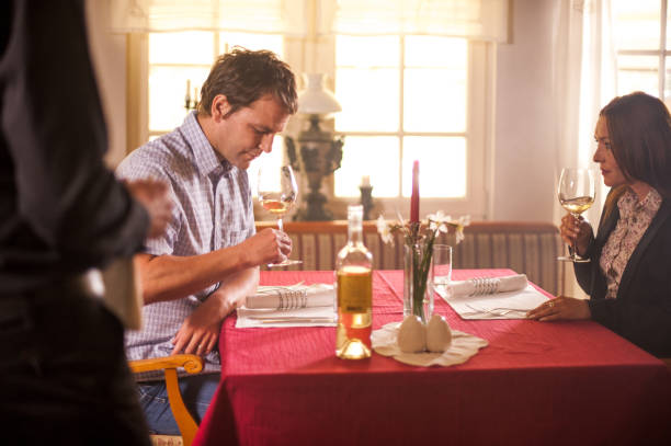 istock Young Couple Having a Romantic Dinner in Restaurant 1006243848