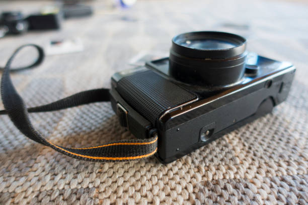 istock Vintage SLR film camera 1006244542