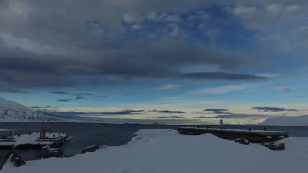 various shots of the edge of water & ice breaking in Svalbard, Norway