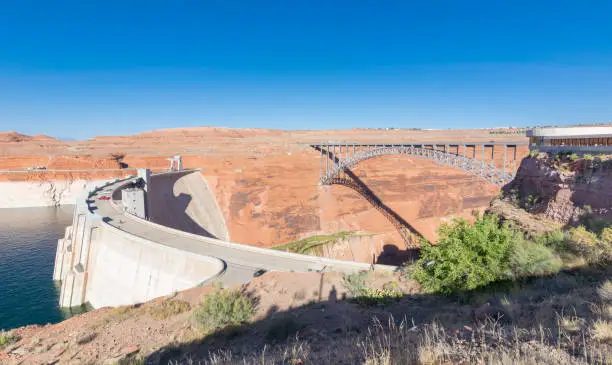 Glen Canyon Dam on the Colorado River.