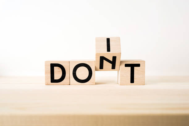 istock surreal abstract geometric wooden cube with word 