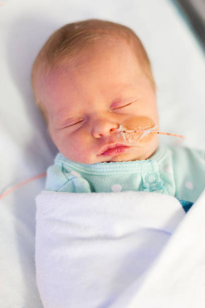 istock Premature Baby With Feeding Tube 1006341554