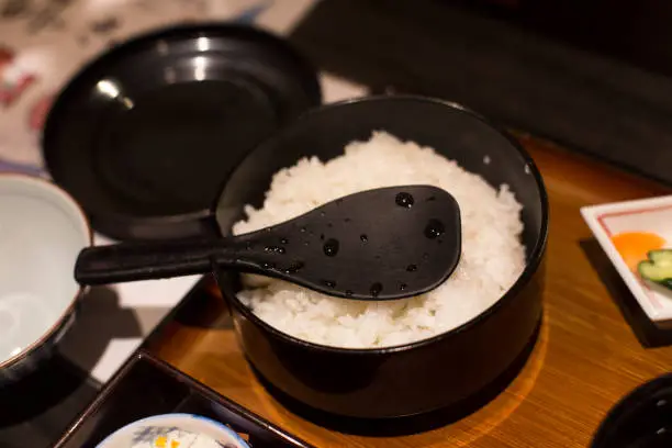 Photo of bowl full of rice