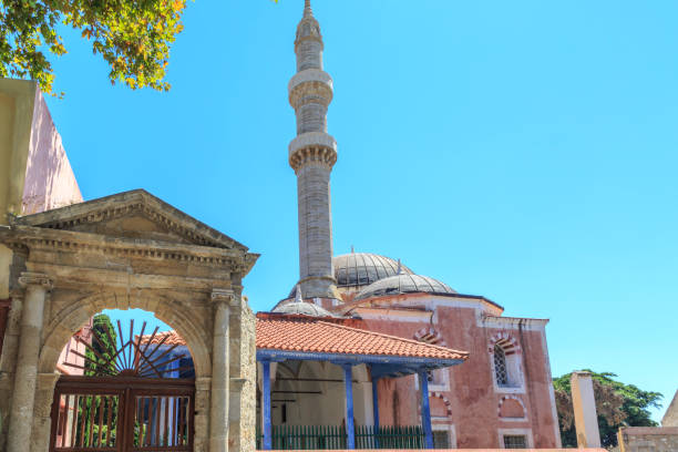 istock Suleiman's mosque in Rhodes old town, Dodecanese, Greece 1006370690