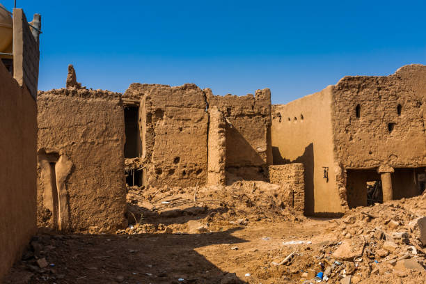 istock Traditional Arab mud brick architecture in Al Majmaah, Saudi Arabia 1006376032