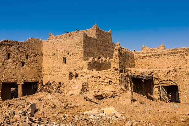 istock Traditional Arab mud brick architecture in Al Majmaah, Saudi Arabia 1006376696