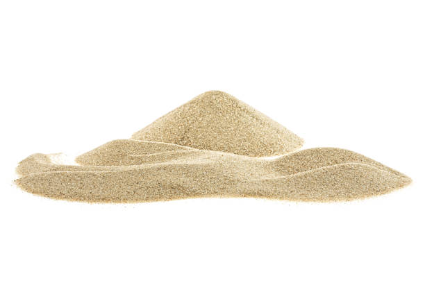 istock Pile desert sand isolated on white background 1006391580