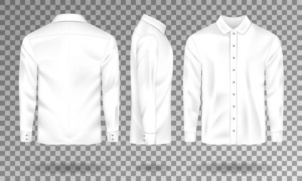 Shirt Template Collar Background Illustrations, Royalty-Free Vector ...