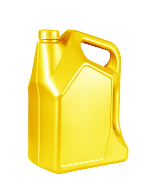 istock Engine oil canister isolated on white background. 1006420848