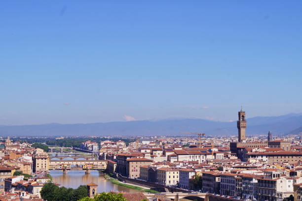 View of Florence from Saint Nicholas ramps