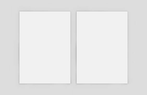 istock A4 paper on isolated white background, mock up template ready for your design, 3d illustration 1006446510