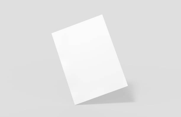 istock A4 paper on isolated white background, mock up template ready for your design, 3d illustration 1006448942