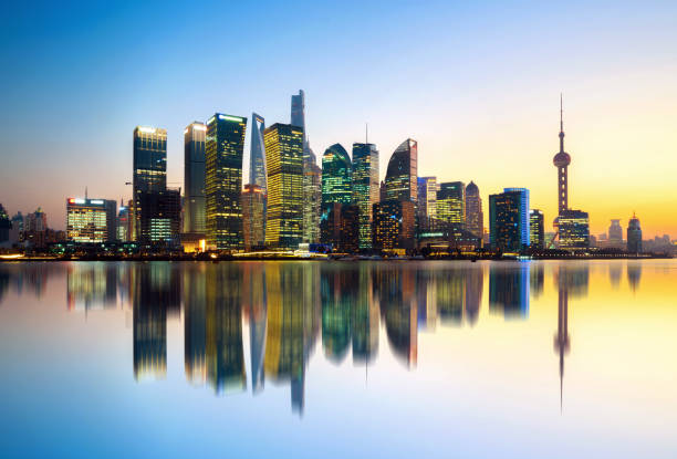 istock Shanghai city skyline 1006456428