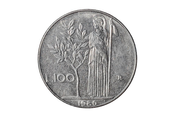 hundred italian lira coin