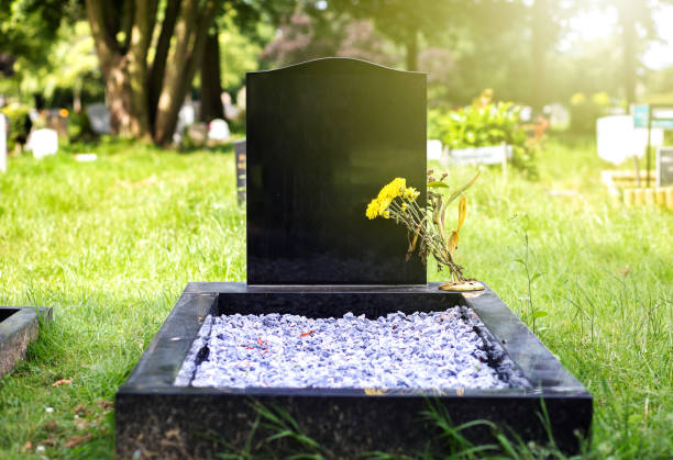 istock Blank gravestone with other graves in the background 1006481986