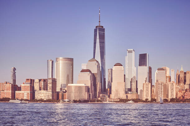 istock Manhattan seen from New Jersey at sunset, NYC. 1006488208