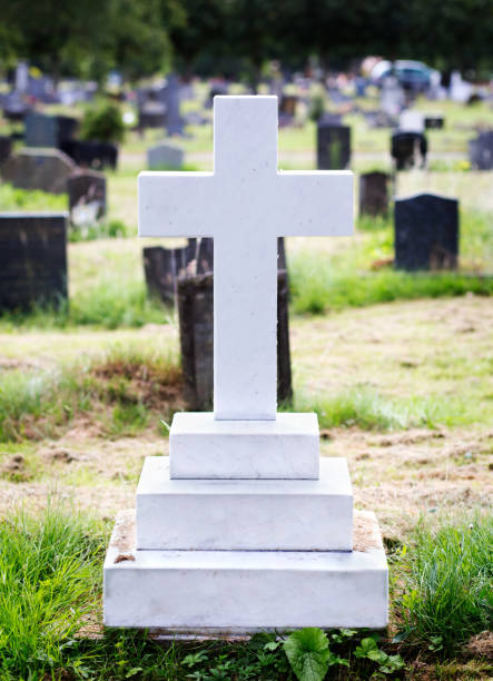 istock Blank gravestone with other graves in the background 1006488556
