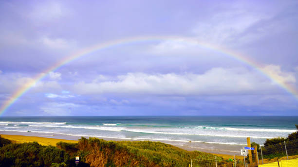 istock The sea after the rain with rainbow 1006528944