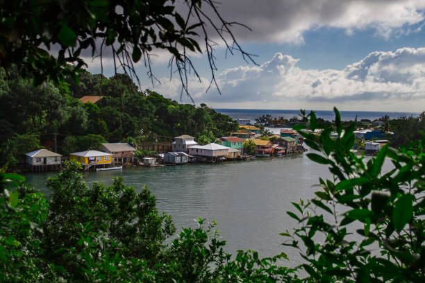 istock Roatan village by water 1006529038