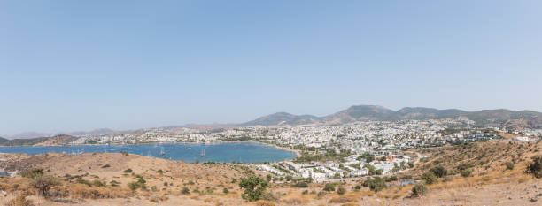 istock Panoramic view of Marine with yachts in a Bodrum harbor 1006541470