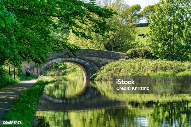 A Bridge Over The Lancaster Canal Near Lancaster Stock Photo - Download Image Now - Lancaster - Lancashire, Canal, Bridge - Built Structure