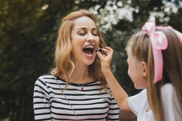 istock Blonde-haired mother feeling happy spending all day with her child 1006545694