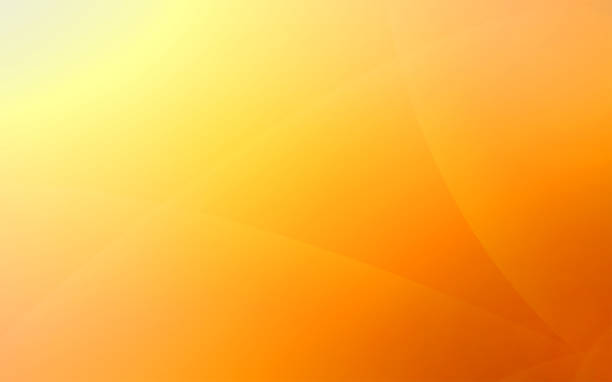 พื้นหลังที่ผิดปกติสีเหลืองและสีส้มที่มีรังสีที่ละเอียดอ่อนของแสง - พื้นหลังสีส้ม ภาพสต็อก ภาพถ่ายและรูปภาพปลอดค่าลิขสิทธิ์