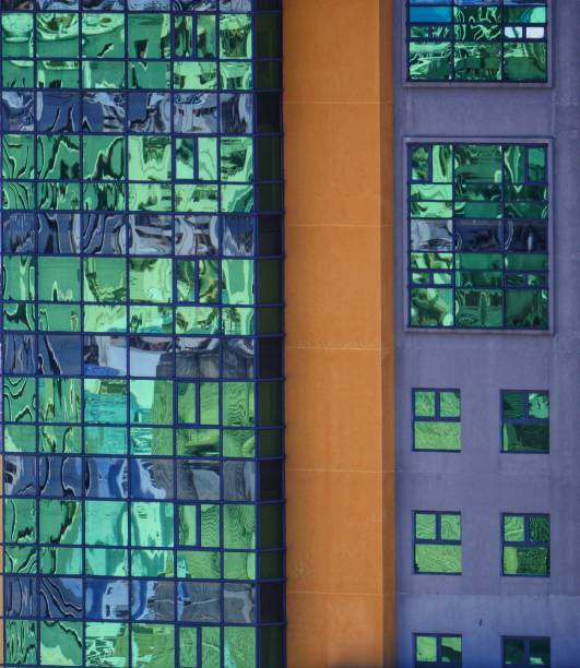 istock Colorful window panes of a skyscraper 1006566452