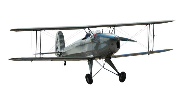 istock Sports biplane on white background 1006575368