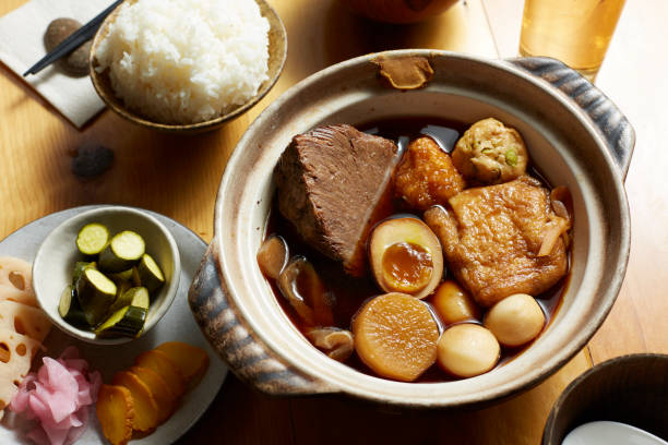Japanese Beef Oden stock photo