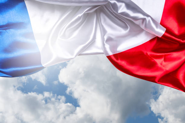 istock Authentic flag of the France 1006586998