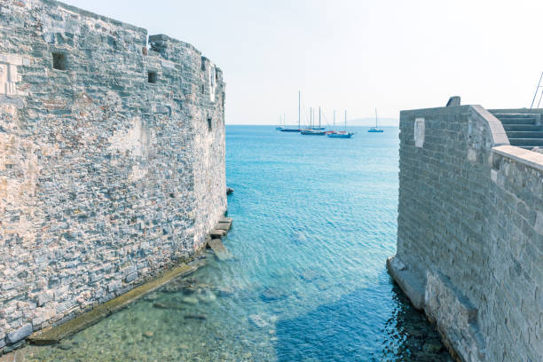 View of ancient old Castle of St. Peter or Bodrum Castle