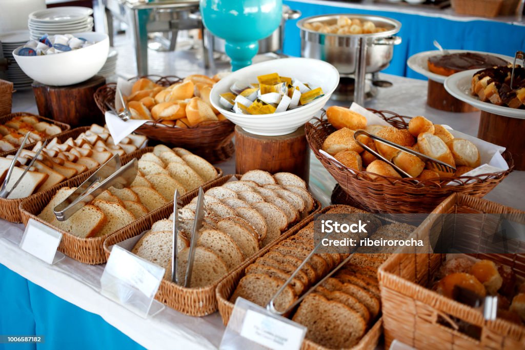 Frühstück im Hotel - Lizenzfrei Frühstück Stock-Foto