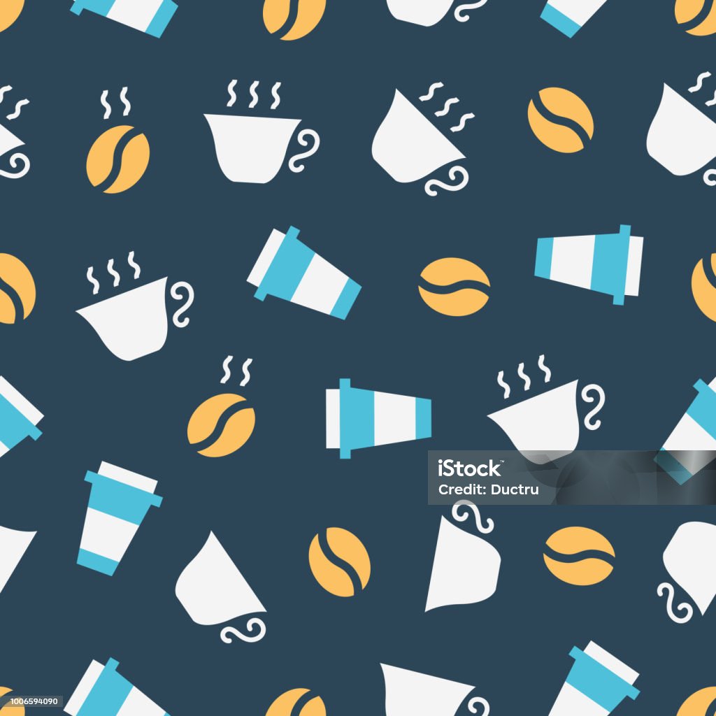 Coffee Color Pattern Color Coffee Pattern Stock Illustration - Download Image Now - Abstract ...