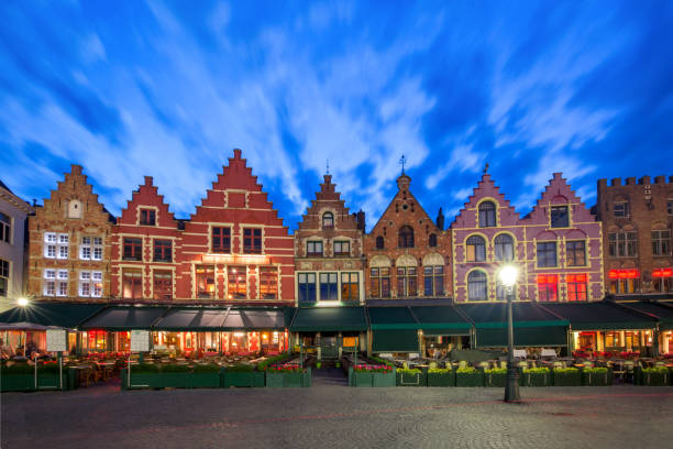 istock Old Market square in Bruges, Belgium 1006596732