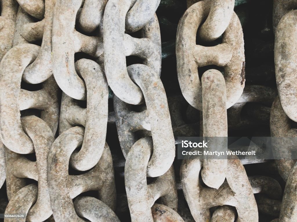 Object Chained Chained Stock Photo - Download Image Now - Abstract, Backgrounds, Chain ...