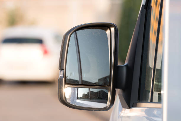 istock Exterior mirror from a small truck 1006610254