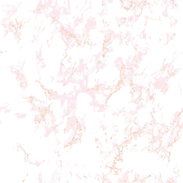 Seamless pattern. Pink marble texture. Rose gold. Trendy pink marble texture with rose gold. Patina effect. Seamless pattern. Overlay distress grain. Sequin rose gold. Holiday background. Blush color. Vector. EPS10. pink gold texture stock illustrations