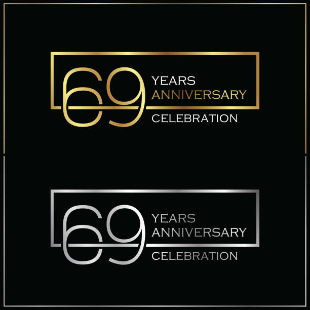 69th years anniversary celebration background anniversary, celebration, years, background, vector $69 stock illustrations