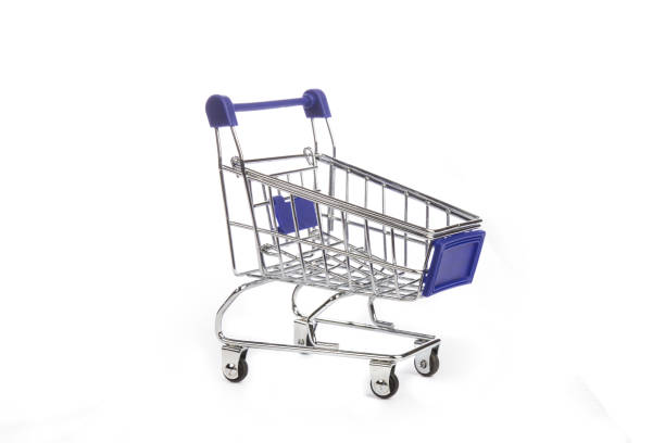 istock shopping cart on white background. shopping concept. 1006629746
