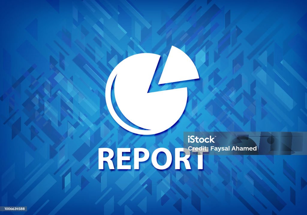 Blue Rapor Report Blue Background Stock Illustration - Download Image Now ...