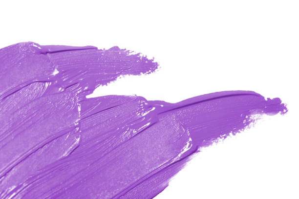 istock Purple ultraviolet smear paint or cream isolated on white background 1006641094