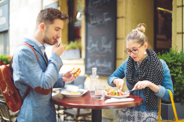 istock Young couple in a coffee shop 1006642252